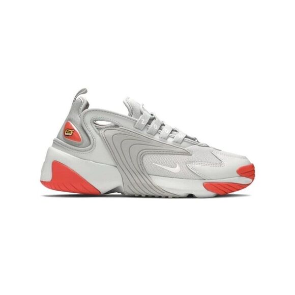 nike zoom air ao0354-006 2k Grey Track Red Sneakers Athletic Shoes 7 - Picture 1 of 7